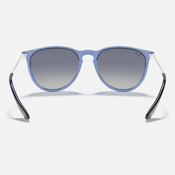 Ray-Ban Erika Color Mix in Polished Transparent Blue - Picture 3 of 8